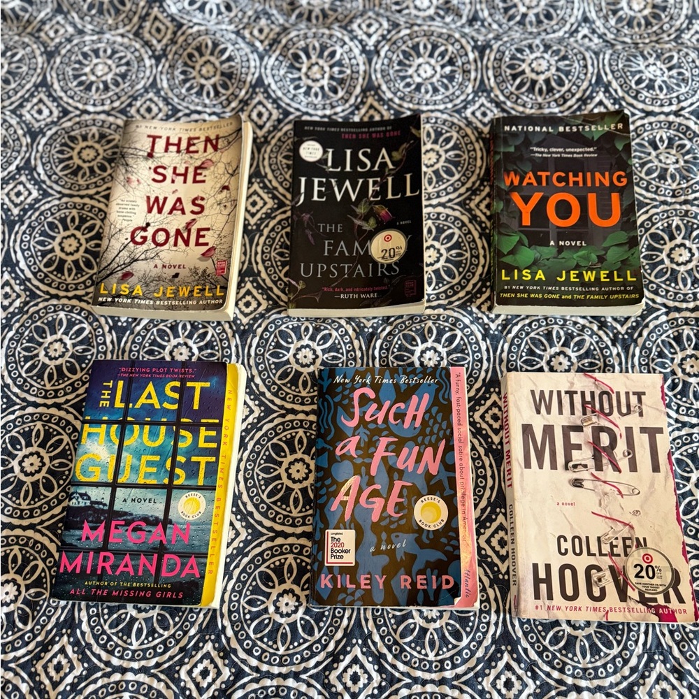 Variety of thriller books!